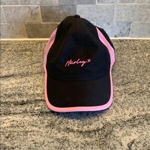 Hurley women’s Black Cap with Pink Accents